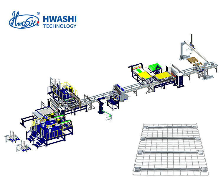 WL-SQ-100K Gantry Automatic Wire Shelf Welding Machine 100KVA 10 Welding Heads 1000mm Width