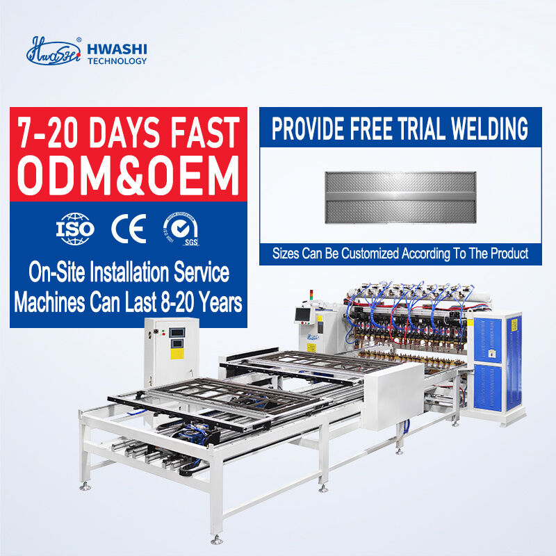 জল শীতলীকরণ ব্যবস্থা সহ উচ্চ-ভলিউম রেফ্রিজারেটর তারের র্যাক উৎপাদনের জন্য হুয়াশি সিএনসি-নিয়ন্ত্রিত স্পট ওয়েল্ডিং মেশিন