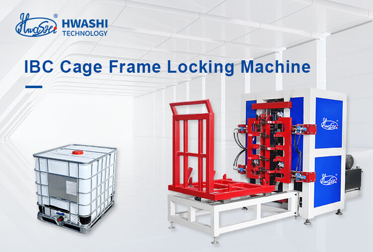 IBC Cage Frame Locking Machine Hydraulic High Efficiency 25-30sec Per Frame Fast Locking Operation